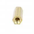 Uxcell M4 Male Thread 20mm Height Metal Double Pass Hex Column Standoff Spacers 15pcs