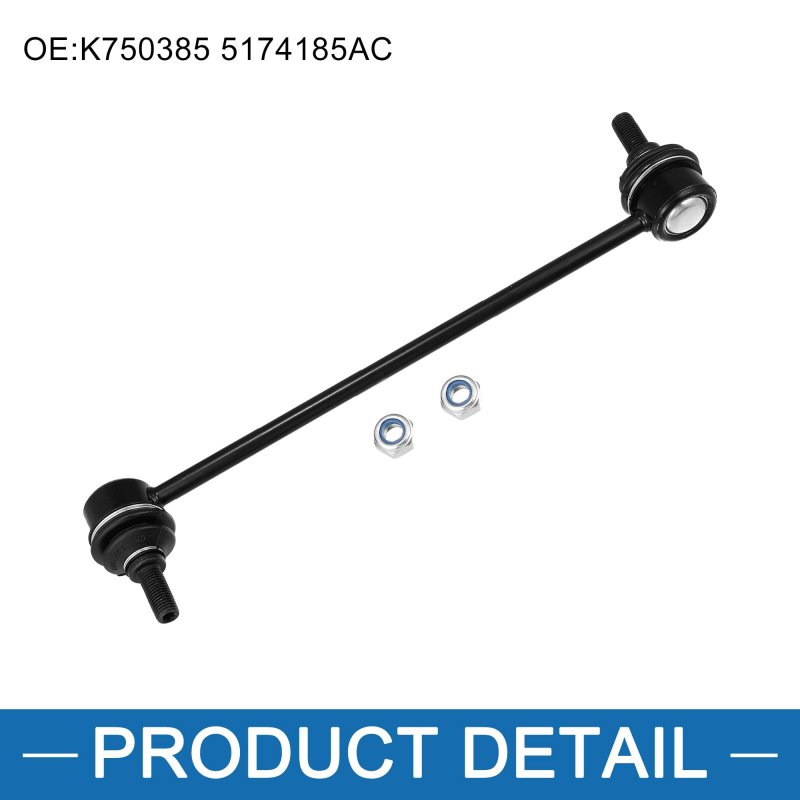 A Absopro Front Sway Bar Links K750385 5174185ac Stabilizer Enda Link Suspension Kit For Jeep Compass 2007-2017 Black Set Of 2