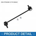 A Absopro Front Sway Bar Links K750385 5174185ac Stabilizer Enda Link Suspension Kit For Jeep Compass 2007-2017 Black Set Of 2