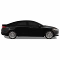 Slickmod Chrome Delete Blackout Vinyl Overlay For 2013-2020 Ford Fusion Hybrid S Se Window Trim Satin Black 