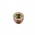 Uxcell Furniture Threaded Insert Nuts Zinc Alloy M6 Internal Threads 8mm Length 50pcs