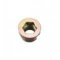 Uxcell Furniture Threaded Insert Nuts Zinc Alloy M6 Internal Threads 8mm Length 50pcs