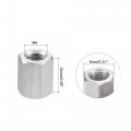 Uxcell M5 X 0 8-pitch 10mm Length 304 Stainless Steel Metric Hex Coupling Nut 10-pack