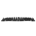 Front Bumper Absorber For 2018-2023d Mustang Replacement For Jr3z17c882b Fo1070198 Plastic Pp Black 