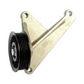 Air Conditioning Bypass Pulley For Chevy C2500 C1500 Suburban 1996 1997 1998 1999 Plastic Aluminum Bracket Serpentine 90mm 