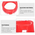 Ukcoco 3pcs Pressure Gauge Cover Acetylene Protector Red Silicon Gel Table Reducer