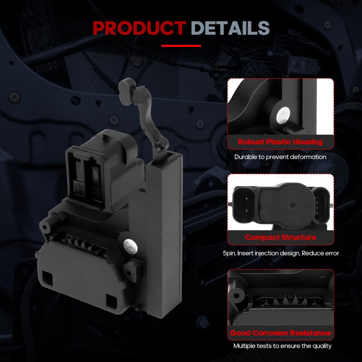 Front Left Or Rear Door Lock Actuator Replacement For Chevrolet Avalanche Blazer Cavalier Corvette Suburban Express Tahoe