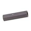 Tie Rod End Adjusting Sleeve For 1990 1991 1992 1993 1994 Nissan D21 Steel Black Medium Thread Female Ends Counterclockwise
