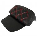 Wflnhb Rear Trunk Passenger Backrest Cushion Pad Red Stitching Replacement For Touring Cvo Street Glide Road Electra 2009-up