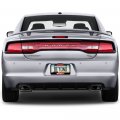 Ipick Image Made For Dodge Srt Logo Racing Stripe Black Metal License Plate Frame
