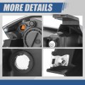 Auto Dynasty Ch2518143 Facotry Style Projector Headlights Assembly Compatible With Dodge Dart 2013-2016 Driver Left Side Chrome