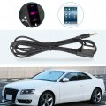 Uxcell 1 Pcs Music Interface Ami Mmi Aux 3 5mm Jack Aux-in Mp3 Adapter Cable For Audi Replace