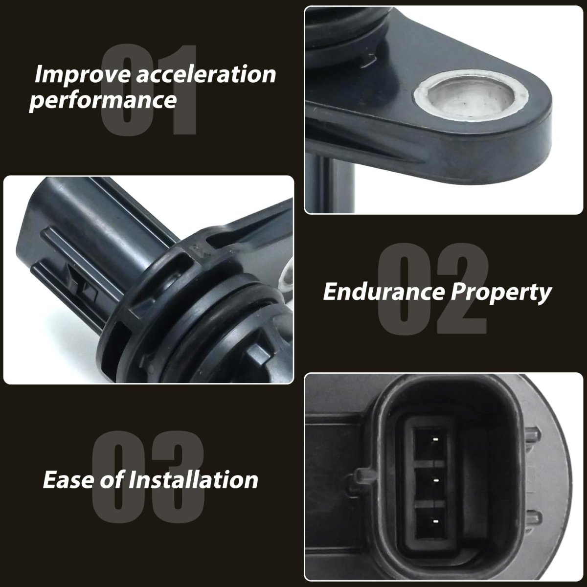4 Pcs 90919-05060 Camshaft Position Sensor For Toyota Lexus Scion Replacement Part Number 9091905060 Camry Corolla Rav4 Es350