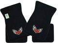 Acc Mats For Pontiac Firebird Black 4 Pc Floor Mat Set With Logo On Fronts 1967 68 69 70 71 72 73