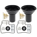 Carburetor Diaphragm Plunger With Needle Repair Kit For Honda Steed Shadow Vlx400 1994 To 2003 2 Sets Part Number