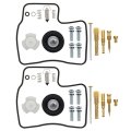Carburetor Diaphragm Plunger With Needle Repair Kit For Honda Steed Shadow Vlx400 1994 To 2003 2 Sets Part Number