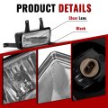 Pair Fog Light And Bracket For 2015 2020 Chevrolet Suburban Tahoe Gmc Yukon Xl Front Bumper Clear Lens Lamp Replacement