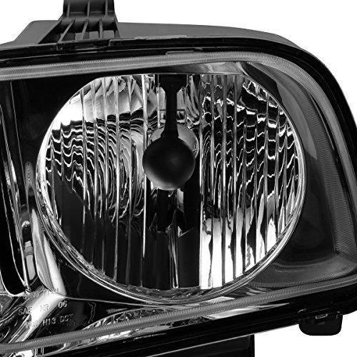 Ford Mustang Oe Replacement Headlight Lamps Kit Chrome Housing Pony 5th Gen
