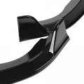 Auto Dynasty 3pcs Car Front Bumper Lip Spoiler Wing Body Kit Compatible With Honda Fit 18-20 Glossy Black