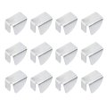 12pcs Shelf Bracket Clips 10mm Metal Adjustable Support Clip Triangle-shape Shelving Brackets Pins For Kitchen Cabinet Bookcase 