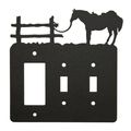 Tethered Horse Double Light Switch Plate And Gfi Rocker Cover 