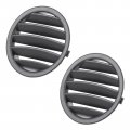 1 Pair Left And Right Front Air Vent Grille Fits For Ford Focus 2005 2006 2007- Black 