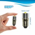 Hqrp 4-12v E10 Upgrade Led Bulb 5w 4 5v 6v 9v 12v Glove Box Flashlight Compatible With Bmw X3 X5 E23 E24 E28 E30 E38 E39 E53