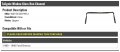 Upper Tailgate Window Glass Run Channel Compatible With 1980-1996 Ford Bronco