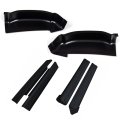 Rocker Panel Cab Corners Kit Pair For Silverado Sierra 1500 1999-2006 2500 1999-2004 2500hd 3500 2001-2006 Crew 14067 Black 