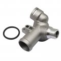 Secosautoparts 1pcs Aluminum Water Hose Coolant Replace 06b121132e Fit For Audi A4 Quattro 2002 2003 2004 2005 2006