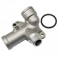 Secosautoparts 1pcs Aluminum Water Hose Coolant Replace 06b121132e Fit For Audi A4 Quattro 2002 2003 2004 2005 2006