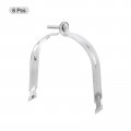 Uxcell 5-1 2 Emt Strut Clamps Steel For Rigid Conduit And Pipe 6pcs Universal With Bolt Nut