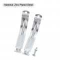Uxcell 5-1 2 Emt Strut Clamps Steel For Rigid Conduit And Pipe 6pcs Universal With Bolt Nut