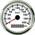 Eling Gps Speedometer Speedo Gauge 200km H For Car Boat Yacht Vessel With Backlight 85mm 12v 24v