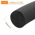 Uxcell Foam Rubber Weather Seal Strip 18mm 0 71 Diameter X 4 Meters 13 12ft Long Round Epdm Solid For Reduce Noise Shock