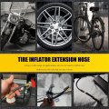 14cm 5 Tire Inflator Extension Tube Tyre Pump Quick Inflation Chuck Adapter Hose Quick-inflation Clip Connector High-pressure