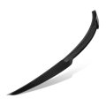 Auto Dynasty V-style Rear Car Trunk Lid Spoiler Compatible With Mazda 3 Sedan 2014-2018 Glossy Black Carbon Fiber