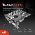 A-premium Engine Oil Pan Sump With Drain Plug Compatible Ford Edge Explorer Flex Taurus Lincoln Continental Mks Mkt Mkx Mkz V6