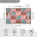 Xoenoiee Donut Pink Pattern Golf Cart Seat Blanket All Season Towel Sightseeing Car Cushion Cover Accessories Universal