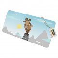 Graphics More Goat On Mountain Top Novelty Metal Vanity Tag License Plate
