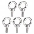 Uxcell Lifting Eye Bolt M8 X 20mm Male Thread 304 Stainless Steel For Hanging Pack Of 5