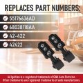 Hood Latches Set Of 2 Replaces 55176636ad 68038118aa 42422 Fits 1997 1998 1999 2000 2001 2002 2003 2004 2005 2006 Jeep Wrangler