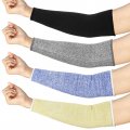 Neer 4 Pair Arm Sleeves For Thin Skin Guards Burn Protective Resistant Coverearm Sleeve For Women Men Cooking Black Blue Gray 