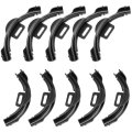 Pack Of 10 2-inch Pex Pipe 90-degree Bend Support With Mounting Plate Polymer Tubing Hanger For 1 2 In