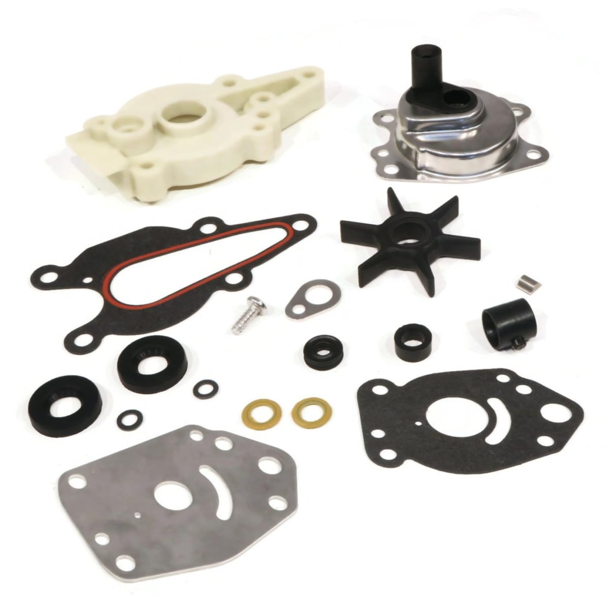 The Rop Shop Water Pump Kit For 1990 1991 1992 1993 Mercury 2-stroke 15hp Xr10 0d038000 Up