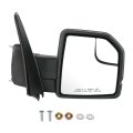 Right Passenger Side View Mirror For 2015-2020 Ford F150 With Blind Spot Glass Power Black Without Turn Signal Light Non-heated