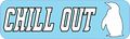10in X 3in Penguin Chill Out Magnet By Stickertalk 