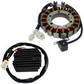 Caltric Stator Regulator Rectifier Fits Yamaha Xvs650 V-star 650 Classic W Flames 2007