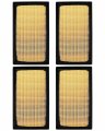 4pcs Engine Air Filter Fits For Lexus Es300h 2019-22 Toyota Camry Hybrid 2018-22 Corolla 2020-22 Avalon Rav4 Prime Highlander 