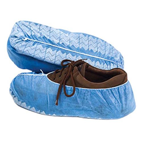 Aes Industries Bag-o-booties Disposable Non-slip Shoe Covers 100 Pack- Fits Up To Size 11 Pack